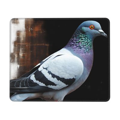 Pigeon Print Mousepad Pad Waterproof Gaming Mousepad Pads with Non-Slip Rubber Base Computer Mousepad Personalized Mousepad Mat for Desk Pad