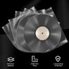 100-Pack Vinyl Sleeves Inner -12" Vinyl Record Protective Sleeves - Protect Your LP Albums from Scratches, Dirt & Dust - No-Acid Exterior Disc Cover (Inner Sleeves-Round Bottom) view 3