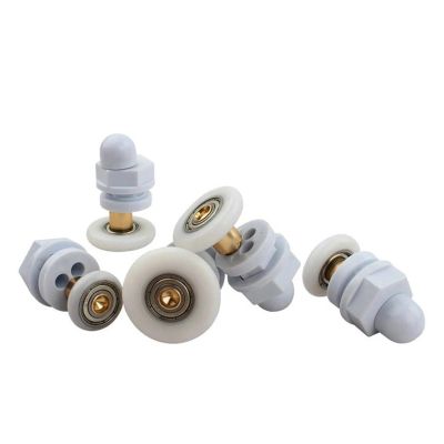 4X Shower Door Rollers 19/23/25/27/29mm Durable Rooms Cabins Pulley Shower Room Roller/Runners/Wheels for 4-8mm Glass Doors (Color : 19mm)