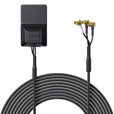 PEMP SMA GPS Antenna, SMA 4G Antenna and WiFi Antenna 3 in 1 for Car Radio Android Navigation.