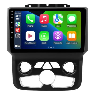 RONGJI 8-Core 6+128GB Car Radio for Dodge Ram 1500 2500 3500 2013-2018 Auto AC Stereo Upgrade Dash Kit, Android 12 9" IPS Touch Screen Head Unit Built-in Car-Play/Android Auto/DSP/RDS/Navi