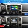 RONGJI 8-Core 6+128GB Car Radio for Dodge Ram 1500 2500 3500 2013-2018 Auto AC Stereo Upgrade Dash Kit, Android 12 9" IPS Touch Screen Head Unit Built-in Car-Play/Android Auto/DSP/RDS/Navi view 2