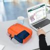 7-8 Inch Tablet Sleeve Bag with Shoulder Strap, Carrying Travel Case for iPad Mini 7/6, Samsung Tab A7 Lite/A 8.0, Fire HD 8, Phone, Wallet (Orange) view 2