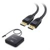 Cable Matters 7-in-1 4K 60Hz USB C DisplayLink Dock with Dual DisplayPort, Gigabit Ethernet, 10Gbps USB, SD Reader, 100W PD & VESA Certified DisplayPort 2.1 Cable 2m/6.6ft view 1