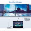 Cable Matters 7-in-1 4K 60Hz USB C DisplayLink Dock with Dual DisplayPort, Gigabit Ethernet, 10Gbps USB, SD Reader, 100W PD & VESA Certified DisplayPort 2.1 Cable 2m/6.6ft view 3