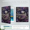 Case for 6.8" Kindle Paperwhite (11th Generation-2021) & Signature Edition PU Leather Slim Smart Cover with Auto Wake/Sleep for Kindle Paperwhite 2021 E-Reader, Cute Sloths view 3
