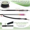 1000 Feet (300 Meters) Armored OM4 LC to LC Fiber Patch Cables, 10gb Multimode LC Fiber Optic Cable Indoor/Outdoor with Pulling Eye Kit Installed on one end, Duplex MMF 50/125m LC Jumper, Black view 3