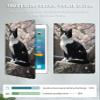 Case for 6.8" Kindle Paperwhite (11th Generation-2021) & Signature Edition PU Leather Slim Smart Cover with Auto Wake/Sleep for Kindle Paperwhite 2021 E-Reader, Cat view 3