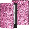 GFRGTFHYT Case for 6" Kindle (11th Generation, 2024/2022 Release) Slim PU Leather Adjustable Multi-Angle Smart Shell Cover with Auto Wake/Sleep for Kindle 2024/2022 11th Gen e-Reader,Pink Glitter view 1