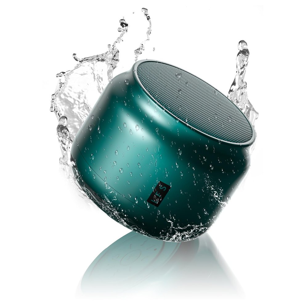LFS Portable Bluetooth Speaker,Small Bluetooth Speake,Ultra Long Play 15 Hours,TWS Pairing,Suitable for Home,Pool,Beach,Boating, Hiking, Camping for Waterproof Outdoor Mini Speaker-Green