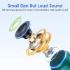 LFS Portable Bluetooth Speaker,Small Bluetooth Speake,Ultra Long Play 15 Hours,TWS Pairing,Suitable for Home,Pool,Beach,Boating, Hiking, Camping for Waterproof Outdoor Mini Speaker-Green view 2