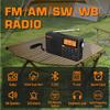 XHDATA D109WB Portable AM/FM/SW/LW/WB Weather Radio Shortwave Radio Receiver with NOAA Alert, Battery Operated Great Sound Wireless BT Mp3 Speaker, SOS Alert Alarm Clock Sleep Function view 2