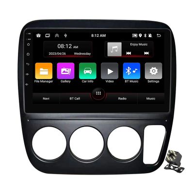 Android 12 Car Stereo Navigation GPS 9" Multimedia Player with Bluetooth CarPlay Android Auto SWC WiFi FM/RDS+Backup Camera for Honda CR-V CRV 1995-2001 Plug and Play,M90s/1+32g