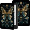 Case for 6.8" Kindle Paperwhite (11th Generation-2021) & Signature Edition PU Leather Slim Smart Cover with Auto Wake/Sleep for Kindle Paperwhite 2021 E-Reader, Art Butterfly Moth view 1