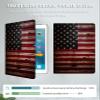 Case for 6.8" Kindle Paperwhite (11th Generation-2021) & Signature Edition PU Leather Slim Smart Cover with Auto Wake/Sleep for Kindle Paperwhite 2021 E-Reader, American Flag view 3