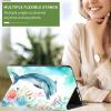 Case for 6.8" Kindle Paperwhite (11th Generation-2021) & Signature Edition PU Leather Slim Smart Cover with Auto Wake/Sleep for Kindle Paperwhite 2021 E-Reader, Cute Dolphin view 4