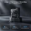 BOBLOV B4K5 256GB 4K Body Camera,3400mAh IP68 Waterproof GPS Police Body Cams for 11Hrs Video Record, Provide Charging Dock, Night Vision Video Camcorder for Personal, Guard Civilians(256GB) view 4