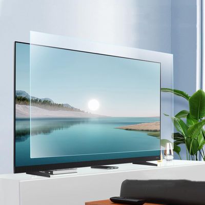 WLWLEO Blue Light Blocking Screen Protector for 32-75inch Diagonal TV Monitor Frosted Matte Anti Glare Film Anti-UV Eye Protection Filter, Relieve Eye Strain and Sleep Better,42 "/W930H525mm