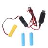 Acinkeety USB to 4.5V AA Battery Replace 3 AA Batteries for Toothbrush Lamp Toy AA Battery Adapter with Switch Lr6 Am3 Battery Adapter view 1