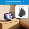 PlusAcc Stand for Echo Show 8 (3rd Gen) - Adjustable Tilt Holder, Table Stand Accessories Compatible with iPhone Models & Echo Show 8 3rd Generation, Non-Slip Base (Black) view 3