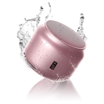 LFS Portable Bluetooth Speaker,Small Bluetooth Speake,Ultra Long Play 15 Hours,TWS Pairing,Suitable for Home,Pool,Beach,Boating, Hiking, Camping for Waterproof Outdoor Mini Speaker-Pink