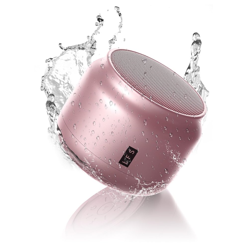 LFS Portable Bluetooth Speaker,Small Bluetooth Speake,Ultra Long Play 15 Hours,TWS Pairing,Suitable for Home,Pool,Beach,Boating, Hiking, Camping for Waterproof Outdoor Mini Speaker-Pink