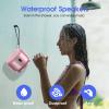 LFS Portable Bluetooth Speaker,Small Bluetooth Speake,Ultra Long Play 15 Hours,TWS Pairing,Suitable for Home,Pool,Beach,Boating, Hiking, Camping for Waterproof Outdoor Mini Speaker-Pink view 3