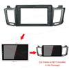 10.1'' Car Radio Stereo Fascia Frame Panel Trim w/Power Harness Cable Cord (16pin) for Toyota RAV4 2013 14 15 16 17 18 Mounting Frame view 4