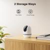 WUUK 4MP Indoor Security Camera, Pan Tilt Cam for Baby/Elder/Dog/Pet, Wi-Fi Home Security, Motion Detection & Tracking, Night Vision, 2-Way Audio, Compatible with Alexa & Google Home (2 Pack) view 4