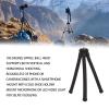 Mini Flexible Tripod Stand,1/4 Inch Screw Portable Tripod with Hidden Phone Holder Cold Shoe Mount for Camera Phone view 2