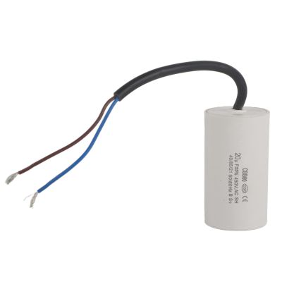 Replacement for air Conditioner 50, Round Run Capacitor, 60Hz, CBB60 Wire Cylinder Motor Run SH Capacitor for Heat Pump air Conditioner