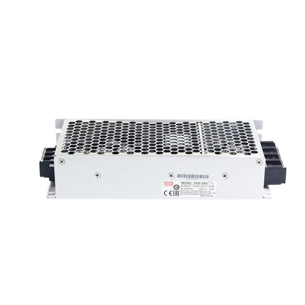 Mean Well RSD 200W 12V 16.7A Power Supply Converter DC/DC Single Output RSD-200B-12 Power Supply Driver Transformer for Railway, Industrial, Communications or Data Systems, etc
