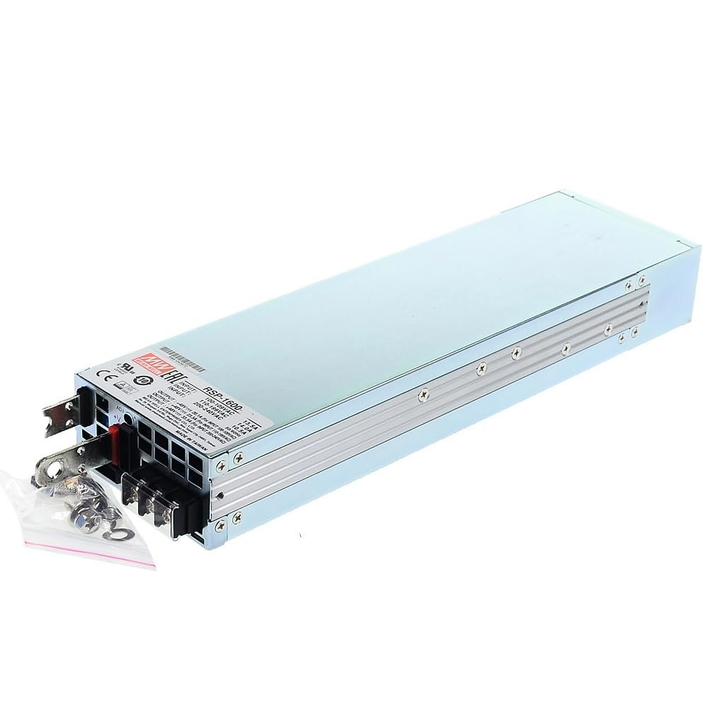 Mean Well RSP 1600W 24V 67A Switching Power SupplyRSP-1600-24 AC/DC Single Output Slim Type Enclosed Power Supply Driver Transformer with PFC Function