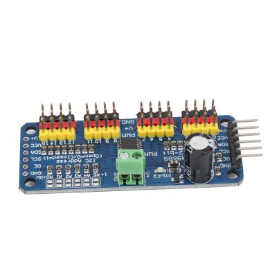 Robotics Motor Control Board and Servo Motor Control Board, 16 Channel PWM Servo Driver Board for Robotics, for Robotics Electronics Component