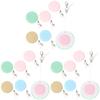 STOBOK 18pcs Macaron Phone Screen Cleaner Cloths Versatile Lens Wiping Tools for Glasses Mobile Devices and Delicate Easy to Carry Random Colors view 1