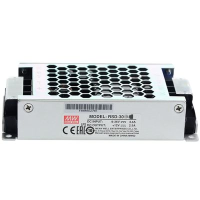 Mean Well RSD 30W 3.3V 6A Power Supply Converter DC/DC Single Output RSD-30G-3.3 Power Supply Driver Transformer for Railway, Industrial, Communications or Data Systems, etc