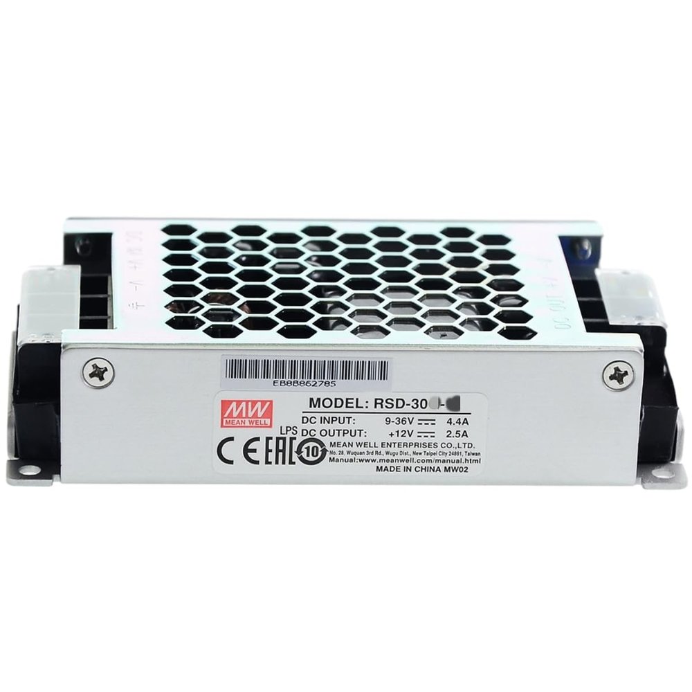 Mean Well RSD 30W 3.3V 6A Power Supply Converter DC/DC Single Output RSD-30G-3.3 Power Supply Driver Transformer for Railway, Industrial, Communications or Data Systems, etc