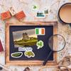 Navy Peony Emerald Ireland Travel Stickers (34pcs) Irish Decals for Scrapbooks, Journals view 3