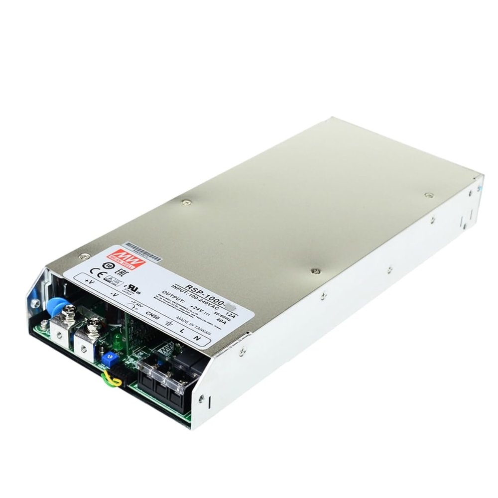 Mean Well RSP 1000W Switching Power Supply AC/DC Single Output RSP-1000-27 27V 37A Slim Type Enclosed Power Supply Driver Transformer with PFC Function