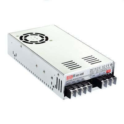 Mean Well SD 500W 12V 40A Power Supply Converter DC/DC Single Output SD-500H-12 Power Supply Driver Transformer for Railway, Industrial, Communications or Data Systems, etc
