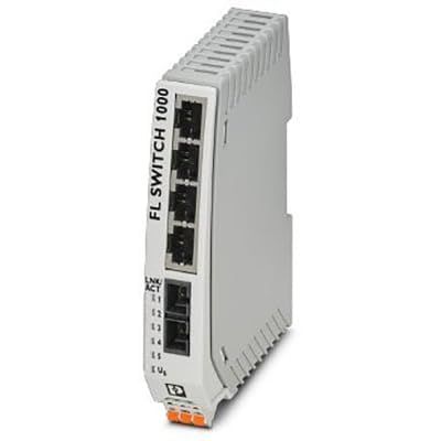 1085214, Ethernet Switch, 5 Port unmanaged Switch, 4 Copper 10/100 Mbps, 1 SM FO SC, FL Switch 1004N-FX SM