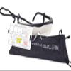 Crystal Pilot Fog/Cloud Goggles for Instrument (IFR) Training with Bag Tag with Light Gun Signals. (Cloud Clearance/Light Gun Signal Bag Tag & Strap) view 1