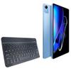 BoxWave Keyboard Compatible with Realme Pad X - SlimKeys Bluetooth Keyboard, Portable Thin with Chiclet-Style Keys - Jet Black view 1