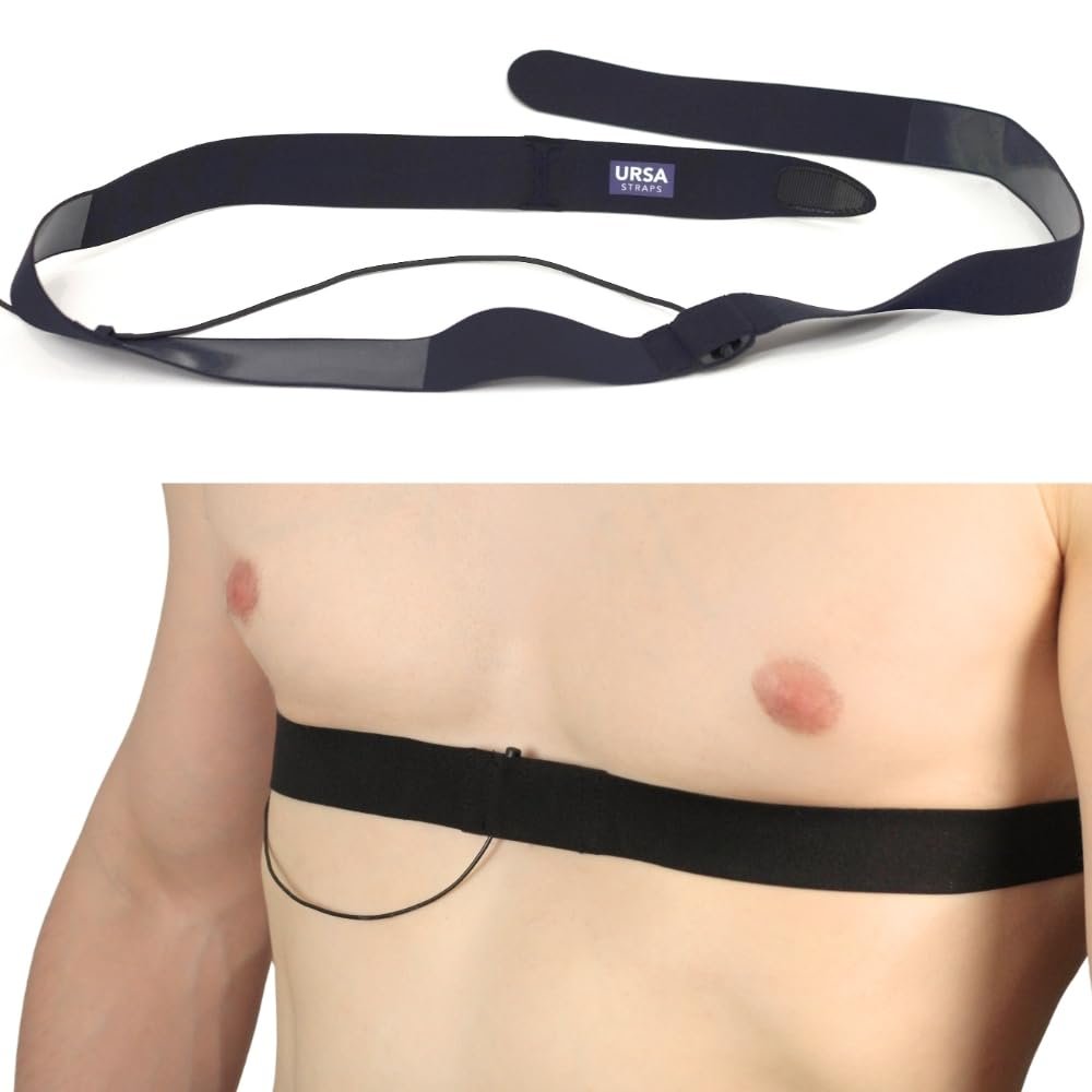 URSA Chest Straps: Low-Profile, Soft, Stretchy & Breathable Transmitter Straps for Location Sound, Theatre, Wedding Shoots & More (Black)