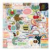 128Pcs Gratitude Stickers Pack,Aesthetic Vinyl Waterproof Decals for Water Bottle,Laptop,Phone,Skateboard,Scrapbooking,Bumper Decor for Fans for Party Supply Decor view 1