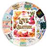 128Pcs Gratitude Stickers Pack,Aesthetic Vinyl Waterproof Decals for Water Bottle,Laptop,Phone,Skateboard,Scrapbooking,Bumper Decor for Fans for Party Supply Decor view 3