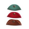 Gatuida 3pcs Pu Leather for Earphones USB Cables Organizer Straps Khaki Lightweight Compact Design for Home Travel School view 1