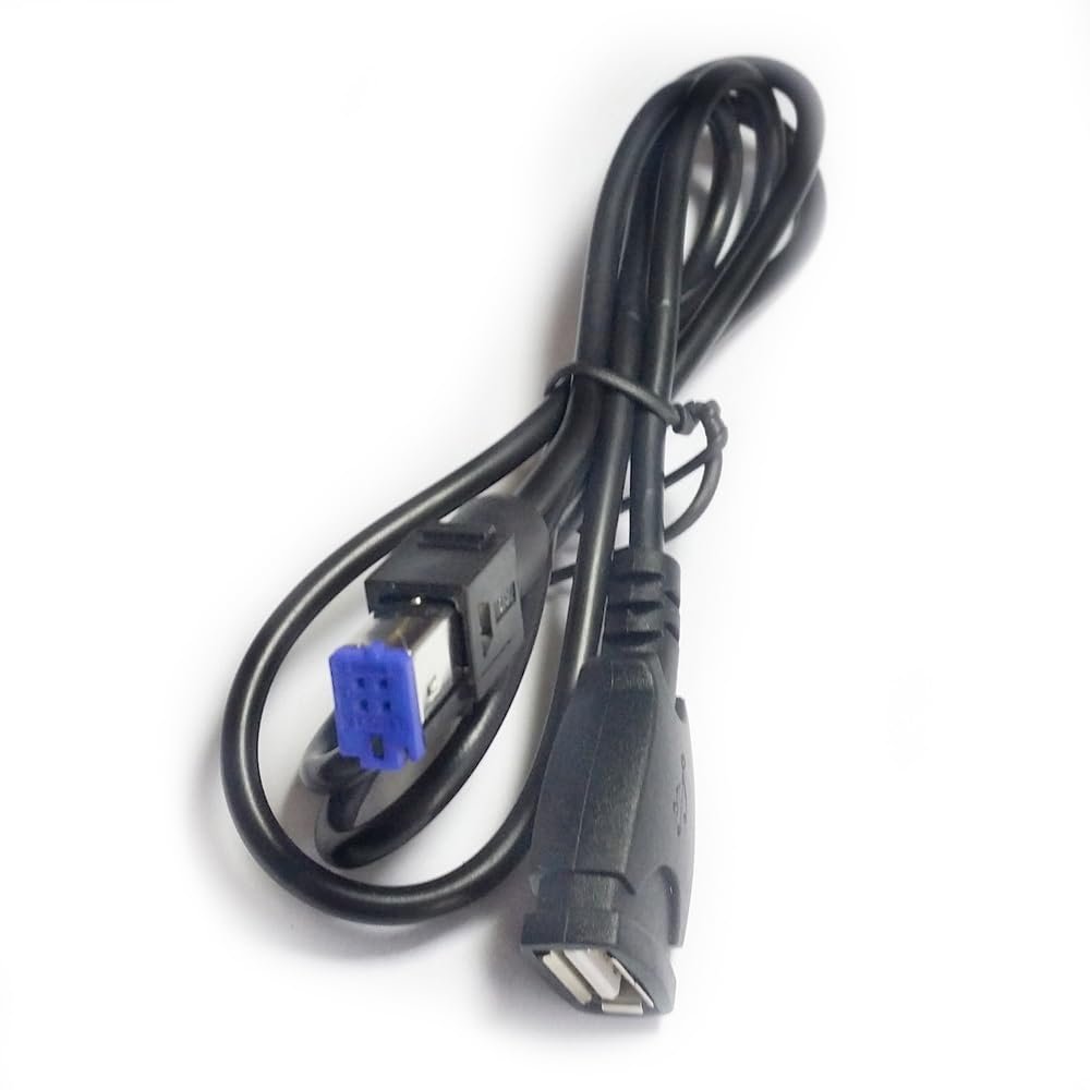 DEUSES [Replacement car Parts] Car USB AUX-in Audio Cable Adapter 4Pin Connector for Nissan [Replacement]
