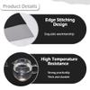 Leather Desk Pad, Waterproof Desk Mat Mouse Pad with Edge Protector, Large Mouse Pad Keyboard Mat for Office/Home/Work, Non-Slip Desk Writing Pad Laptop Desk Pad,90 * 50cm,Blue view 3