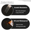 Leather Desk Pad, Waterproof Desk Mat Mouse Pad with Edge Protector, Large Mouse Pad Keyboard Mat for Office/Home/Work, Non-Slip Desk Writing Pad Laptop Desk Pad,90 * 50cm,Blue view 4